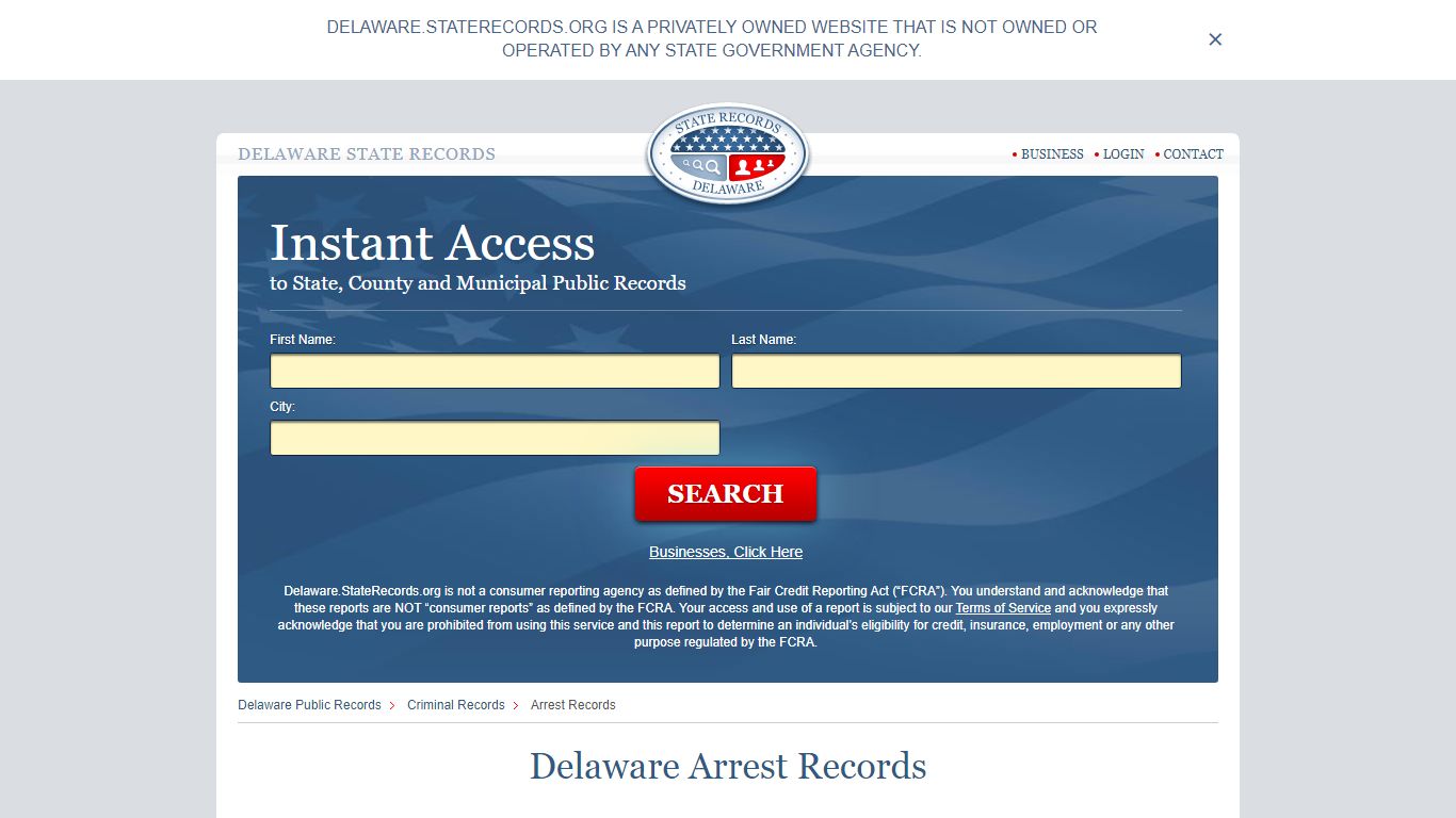 Delaware Arrest Records | StateRecords.org